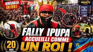 Miniature : Incroyable Accueil de @fallyipupa à Kinshasa  😱  après son 2 Stades de France  