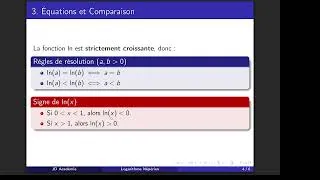 Miniature : Tout savoir sur le ln(x) pour le BAC : l'essentiel à retenir