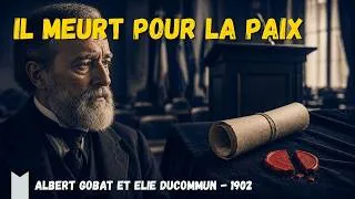 Miniature : Les pères de la paix, l'un meurt juste avant de parler : Ducommun & Gobat - Nobel 1902 - Paix
