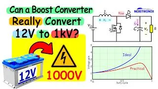 Miniature : Can a Boost Converter Really Convert 12V to 1kV?