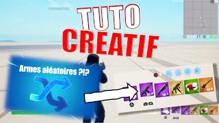 Miniature : Avoir des armes aléatoires en début de manche / TUTO FORTNITE CREATIF