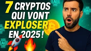 Miniature : 7 CRYPTOS IA QUI VONT EXPLOSER EN 2025 ! 🚀🔥
