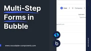 Miniature : How to build a Multi-Step Form in Bubble｜Bubble.io tutorials