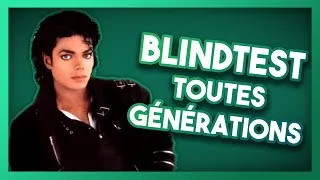 Miniature : BLIND TEST Toutes Générations : 60 CHANSONS (1970-2023)