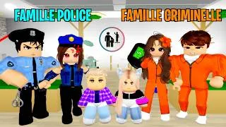 Miniature : FAMILLE POLICE Vs FAMILLE CRIMINELLE sur BROOKHAVEN RP ROBLOX…