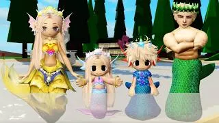 Miniature : On Crée notre FAMILLE DE SIRÈNE RÉALISTE sur BROOKHAVEN RP Roblox…