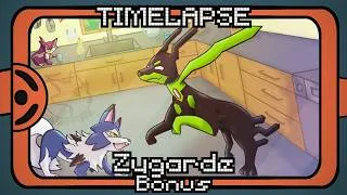 Miniature : [ Fan Art ] – Zygarde 🧬| Timelapse dessin