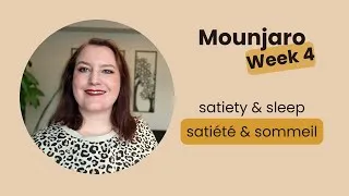 Miniature : Mounjaro (GLP-1) - Semaine 4 : satiété & sommeil