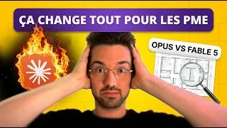 Miniature : Claude FABLE 5 : j'abandonne Opus après avoir testé le nouveau modèle Anthropic (Analyse de Plans)