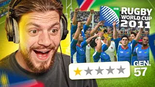 Miniature : J’ai tenté de gagner la Coupe du Monde avec la PIRE équipe 🏉 (Difficulté MAX)