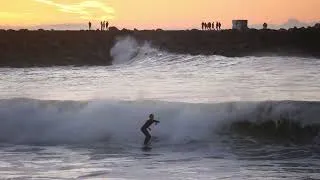 Miniature : Anglet La barre - Surfing session - #anglet #surfing #waves #ocean #sunset #nature