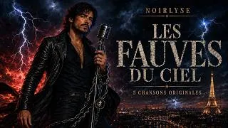 Miniature : LES FAUVES DU CIEL | 5 Chansons Glam Rock Français Sombre & Sauvage – NOIRLYSE