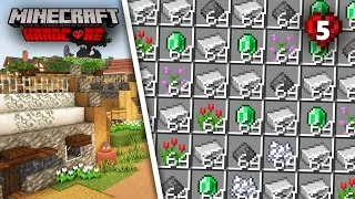 Miniature : 24h Pour BUILD le plus de FERME en HARDCORE sur Minecraft !!