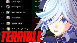Miniature : IL EST DÉJÀ MORT...? Revenus Gacha, Boycott Genshin, Hotori sur NTE et Beaucoup de Flops