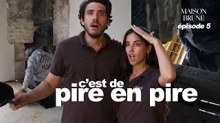 Miniature : Le pic d'angoisse du chantier | Maison Brune Ep. 05
