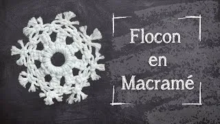 Miniature : Tutoriel Macramé - Flocon - Débutant