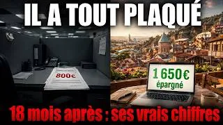 Miniature : Il gagnait 2 800€ en CDI. Il a tout plaqué. 18 mois après, voici ses vrais chiffres.