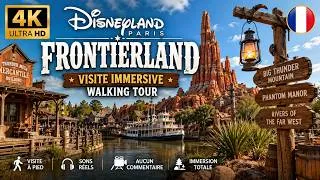 Miniature : Disneyland Paris Frontierland 🇫🇷 | Balade immersive en 4K avec sons réels