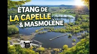 Miniature : Étang de La Capelle & Masmolène (Gard) en Drone 4K 🌿 | DJI Mini 3 | Paysage Magnifique