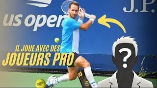 Miniature : IL JOUE AVEC DES JOUEURS PROFESSIONNELS ET JE JOUE AVEC LUI !!! ￼#tennis #sports #match