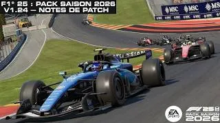 Miniature : F1 25 - PATCH 1.24 - MONOPLACE ET VOLANTS A JOUR