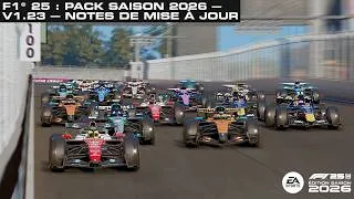 Miniature : F1 25 - PATCH 1.23 - VOLANTS, MANETTES, NOTES DES PILOTES
