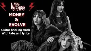 Miniature : The Warning Money & Evolve - guitar backing track with tabs and lyrics