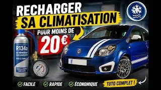 Miniature : Tuto // Recharge ta clim de voiture pour moins de 20 euros 🔧 facile & rapide