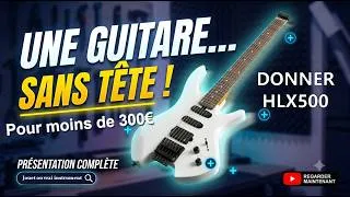 Miniature : DONNER HLX500 - guitare headless à prix cassé