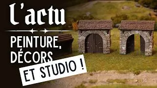 Miniature : Grosse quantité de décors, parachutistes US, imprimantes 3D et agrandissement du studio !