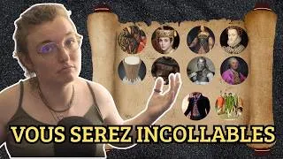 Miniature : Les 10 commandements du costume historique dans les fictions