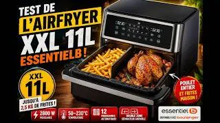 Miniature : J’ai testé l’Airfryer XXL 11L d’ESSENTIELB : énorme capacité, mais est-il vraiment efficace ?