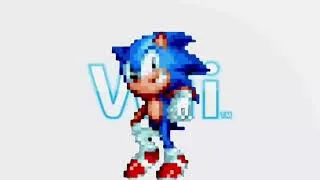 Miniature : Sonic qui danse sur la musique du wii shop pendant 1h et 3 secondes