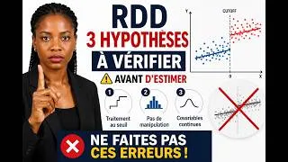 Miniature : Votre régression sur discontinuité stricte est-elle valide ? Vérification complète HYPOTHESE 1