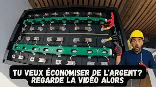 Miniature : Batterie LiFePO4 16 kWh : montage complet pour panneau solaire 48V 320Ah