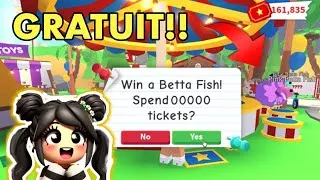 Miniature : COMMENT OBTENIR LES TOUT NOUVEAUX BETTA FISH GRATUITEMENT SUR ADOPT ME I ROBLOX ADOPT ME FR