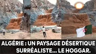 Miniature : Algérie  Une scène surréaliste du Sahara algérien    Ahaggar    Tamanrasset    le désert algérien