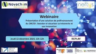 Miniature : [WEBINAIRE] Solution de préfinancement du CIR/CII par Neftys- 12.12.2024
