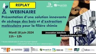 Miniature : [WEBINAIRE] "Présentation d'une solution innovante d'extraction moléculaire pour la filière chimie"