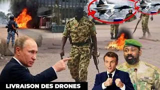 Miniature : Urgent⛔La Russie livre des drones de combat au Mali, panique à Kidal chez les terroristes !