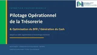 Miniature : Pilotage opérationnel de la trésorerie, optimisation du BFR et génération du cash
