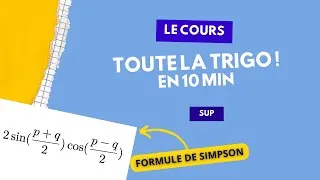 Miniature : Toutes les Formules Trigonométriques : Mes Astuces Infaillibles pour les Retrouver !