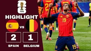 Miniature : Spain vs Belgium 2-1 Highlights | FIFA World Cup 2026