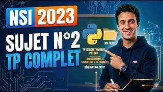 Miniature : SUJET N°2 TP NSI 2023