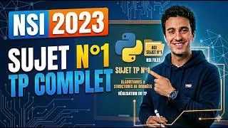 Miniature : SUJET N°1 TP NSI 2023