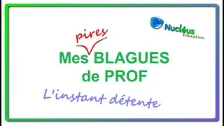 Miniature : Mes (pires) blagues de prof