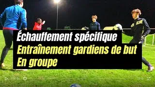 Miniature : Échauffement gardiens de but groupe goalkeeper activation