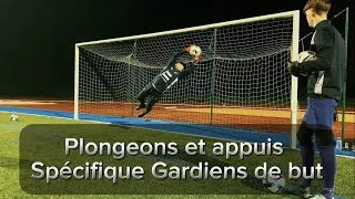 Miniature : Entraînement gardiens de but Plongeons et appuis spécifiques
