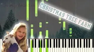 Miniature : Taylor Swift - Christmas Tree Farm - EASY Piano Tutorial + Sheet Music