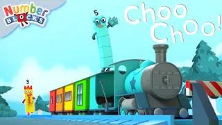 Miniature : 🚂 Tchou Tchou ! Monte à Bord du Train des Chiffres | Apprendre à Compter | ​Numberblocks en français